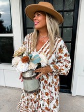 Load image into Gallery viewer, PREORDER: Kora Fall Floral Dress