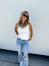 Load image into Gallery viewer, PREORDER: Lucy Distressed Crop Jeans