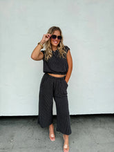 Load image into Gallery viewer, PREORDER: Maddie Cropped Pant Set