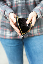 Load image into Gallery viewer, Think It Over Brown Woven Vegan Accordion Zipper Cardholder