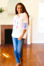 Load image into Gallery viewer, Easy Living Multicolor Stripe French Terry Pullover Hoodie