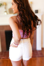 Load image into Gallery viewer, Ash Pink Ribbed Double Strap Brami Top