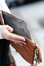 Load image into Gallery viewer, Camel Designer Strap Quilted Crossbody Faux Leather Bag