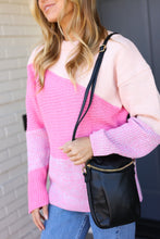Load image into Gallery viewer, Black Vegan Leather Two Pocket Mini Cross Body
