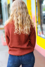 Load image into Gallery viewer, All I Want Thanksgiving Pop Up Embroidery Chunky Sweater