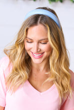 Load image into Gallery viewer, Baby Blue Ballerina Vegan Leather Headband