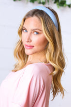 Load image into Gallery viewer, Baby Blue Ballerina Vegan Leather Headband