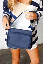 Load image into Gallery viewer, Navy Blue Insulated Cooler Box