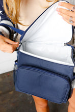 Load image into Gallery viewer, Navy Blue Insulated Cooler Box