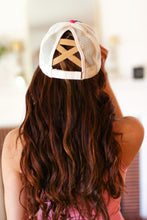 Load image into Gallery viewer, Fuchsia & Denim Star Trucker Hat
