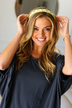 Load image into Gallery viewer, Lime Rhinestone Slim Headband