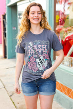 Load image into Gallery viewer, Grey Cotton NASHVILLE Tennessee Graphic Tee