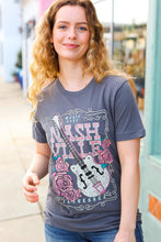 Load image into Gallery viewer, Grey Cotton NASHVILLE Tennessee Graphic Tee