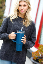 Load image into Gallery viewer, Navy Insulated 38oz. Tumbler with Straw