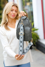 Load image into Gallery viewer, Cement Vegan Leather Designer Strap Lined Sling