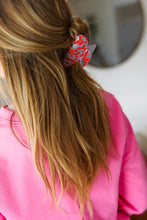Load image into Gallery viewer, Red Hearts & Glitter Hair Claw