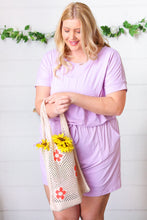 Load image into Gallery viewer, Oatmeal Crochet Tote Hobo Bag