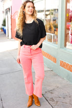 Load image into Gallery viewer, All You Need Ash Pink High Waist Fray Bootcut Jeans