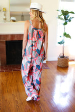 Load image into Gallery viewer, Weekend Ready Fuchsia Patchwork Baggy Overall Jumpsuit