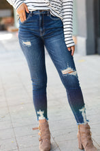 Load image into Gallery viewer, Distressed Denim High Rise Skinny Ankle Jeans