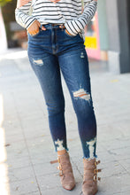 Load image into Gallery viewer, Distressed Denim High Rise Skinny Ankle Jeans