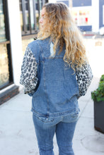 Load image into Gallery viewer, Give It Your All Denim Animal Distressed Jean Jacket