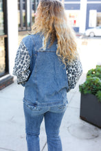 Load image into Gallery viewer, Give It Your All Denim Animal Distressed Jean Jacket