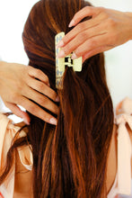 Load image into Gallery viewer, Cream Southwestern Print Hair Claw