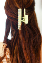Load image into Gallery viewer, Cream Southwestern Print Hair Claw