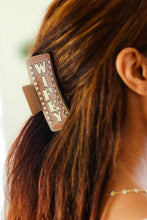Load image into Gallery viewer, Brown Southwestern "WIFEY" Hair Claw