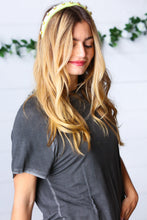 Load image into Gallery viewer, Key Lime Rhinestone Top Knot Silky Knit Headband