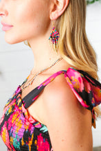 Load image into Gallery viewer, Multicolor Retro Boho Beaded Tassel Earrings