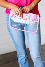 Load image into Gallery viewer, MAMA Vinyl Zipper Accessory Pouch