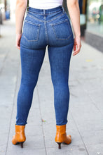Load image into Gallery viewer, Feeling Bold Dark Blue Denim High Rise Skinny Ankle Jeans