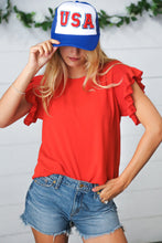 Load image into Gallery viewer, Royal Blue USA Snap Back Mesh Trucker Cap