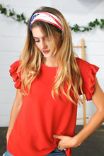Load image into Gallery viewer, American Themed Knit Twist Headband