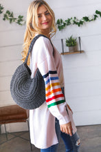 Load image into Gallery viewer, Black Braided Straw Circle Lined Tote Bag