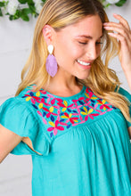 Load image into Gallery viewer, Lilac & Gold Leather Fringe Feather Earrings