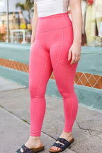 Load image into Gallery viewer, Casual Bliss Desert Rose Wide Waistband Legging with Pockets