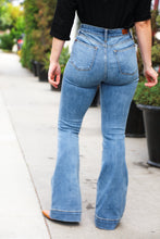 Load image into Gallery viewer, Under Control Medium Blue High Waist Flare Jeans