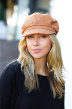 Load image into Gallery viewer, Camel Paperboy Corduroy Cap