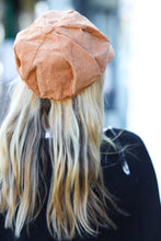 Load image into Gallery viewer, Camel Paperboy Corduroy Cap