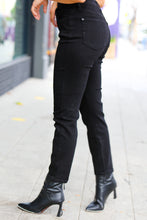 Load image into Gallery viewer, Can't Look Away Jet Black Slim Fit Mid-Rise Jeans