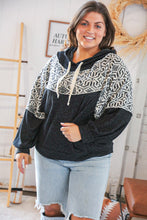 Load image into Gallery viewer, Aztec Jacquard Hacci Outseam Sweater Hoodie