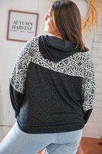Load image into Gallery viewer, Aztec Jacquard Hacci Outseam Sweater Hoodie