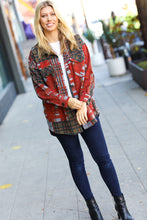 Load image into Gallery viewer, All I Have Hunter Green Plaid Jacquard Oversize Shacket