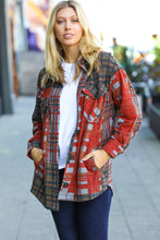 Load image into Gallery viewer, All I Have Hunter Green Plaid Jacquard Oversize Shacket