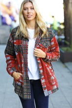 Load image into Gallery viewer, All I Have Hunter Green Plaid Jacquard Oversize Shacket