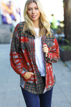 Load image into Gallery viewer, All I Have Hunter Green Plaid Jacquard Oversize Shacket
