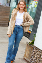Load image into Gallery viewer, All of Me Taupe Two Tone Collared Open Cardigan